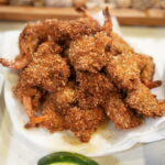 Crispy golden coconut shrimp served with a sweet chili dipping sauce.