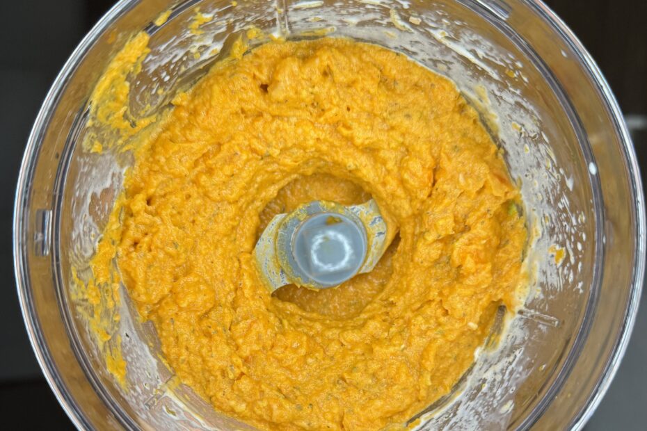 Velvety creamy butternut squash puree made with roasted squash, garlic, and herbs – perfect for pasta sauce or nourishing meals