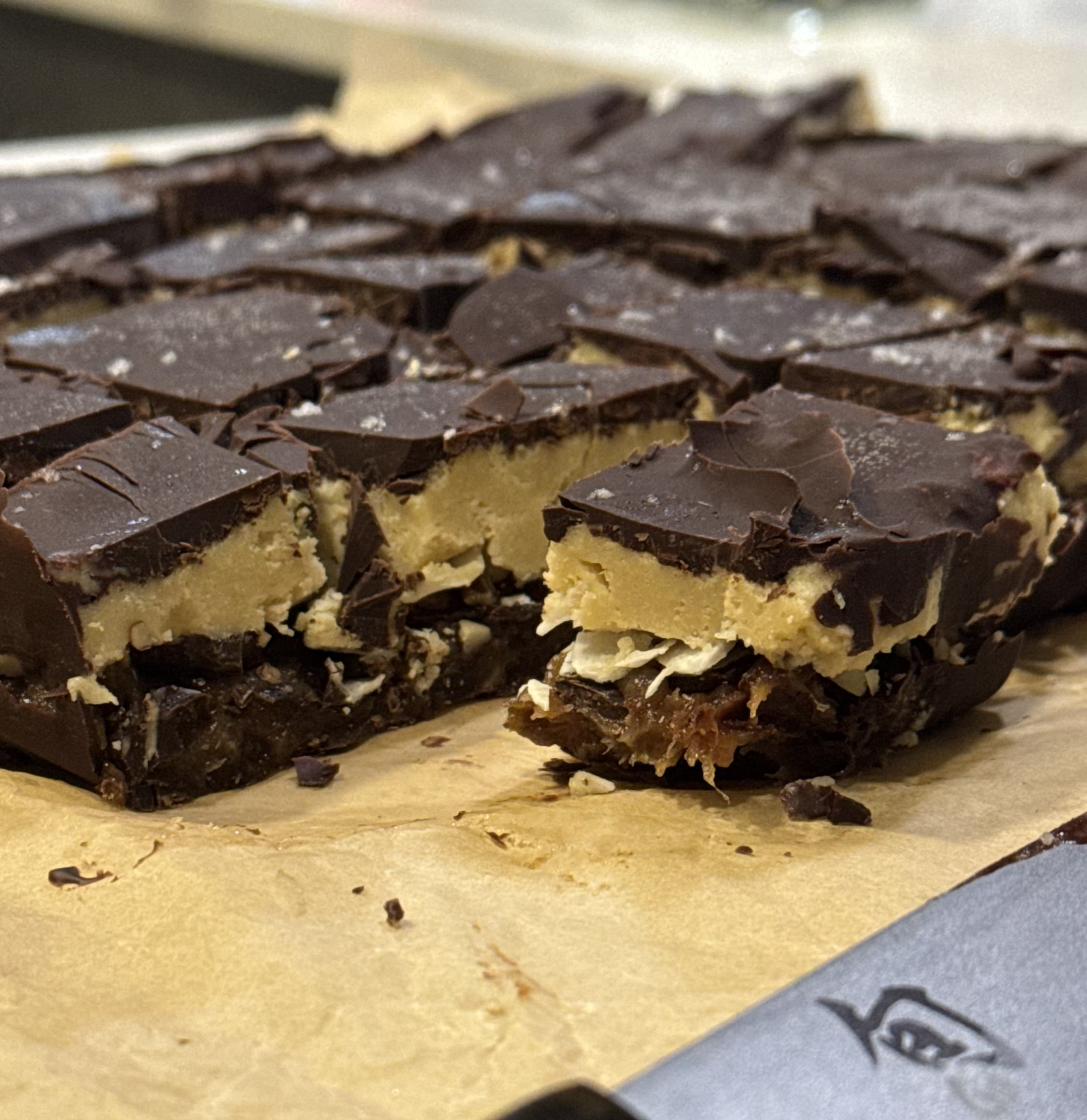 date chocolate bar zero refined sugar dessert